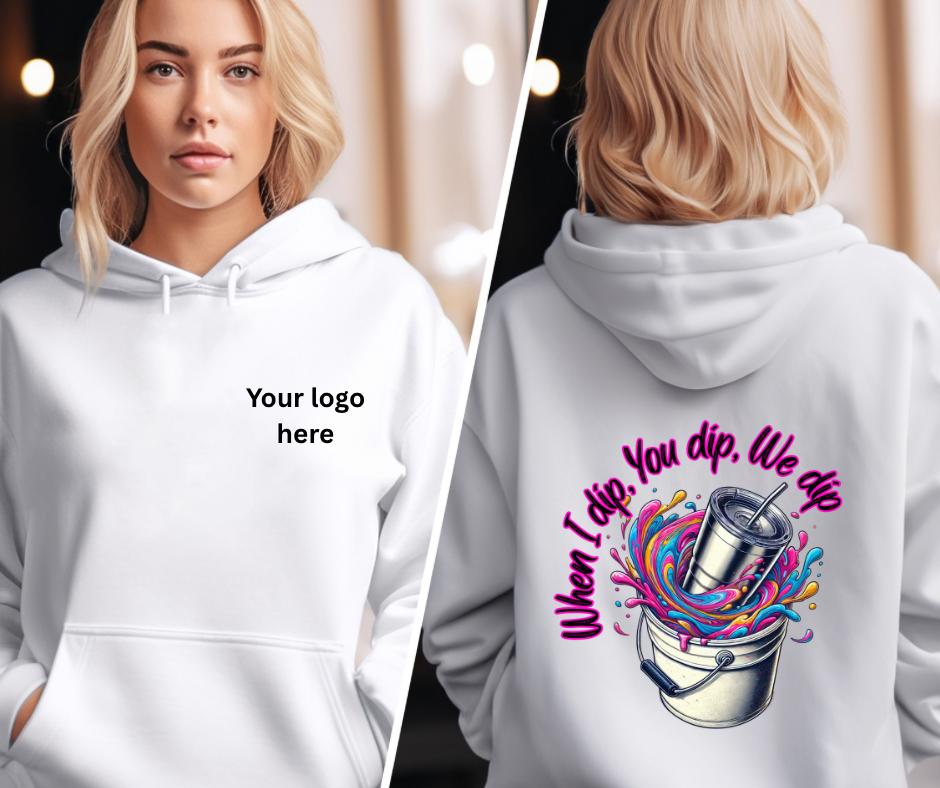 Custom Branded When I Dip Hoodie