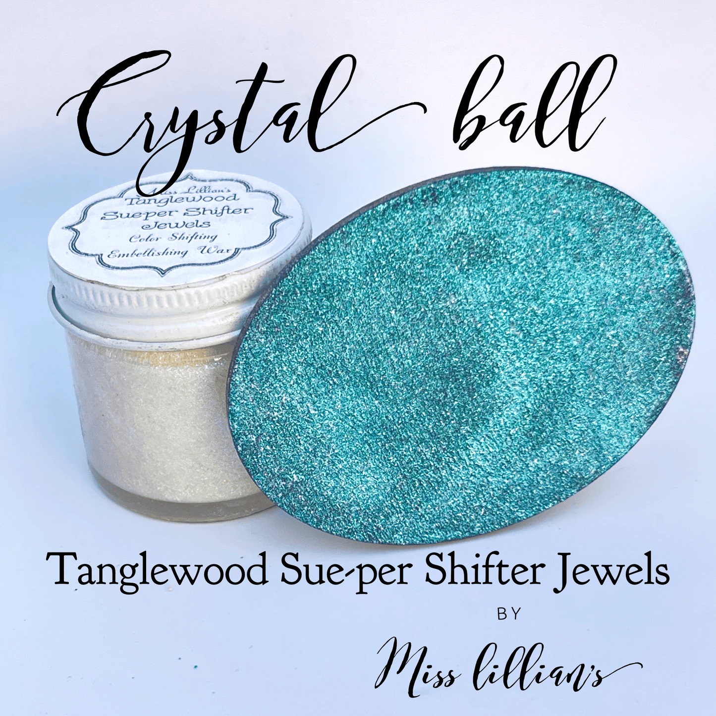 Miss Lillians Chock Paint Craft Paint, Ink & Glaze CRYSTAL BALL Tanglewood Sue-per Shifter Jewels