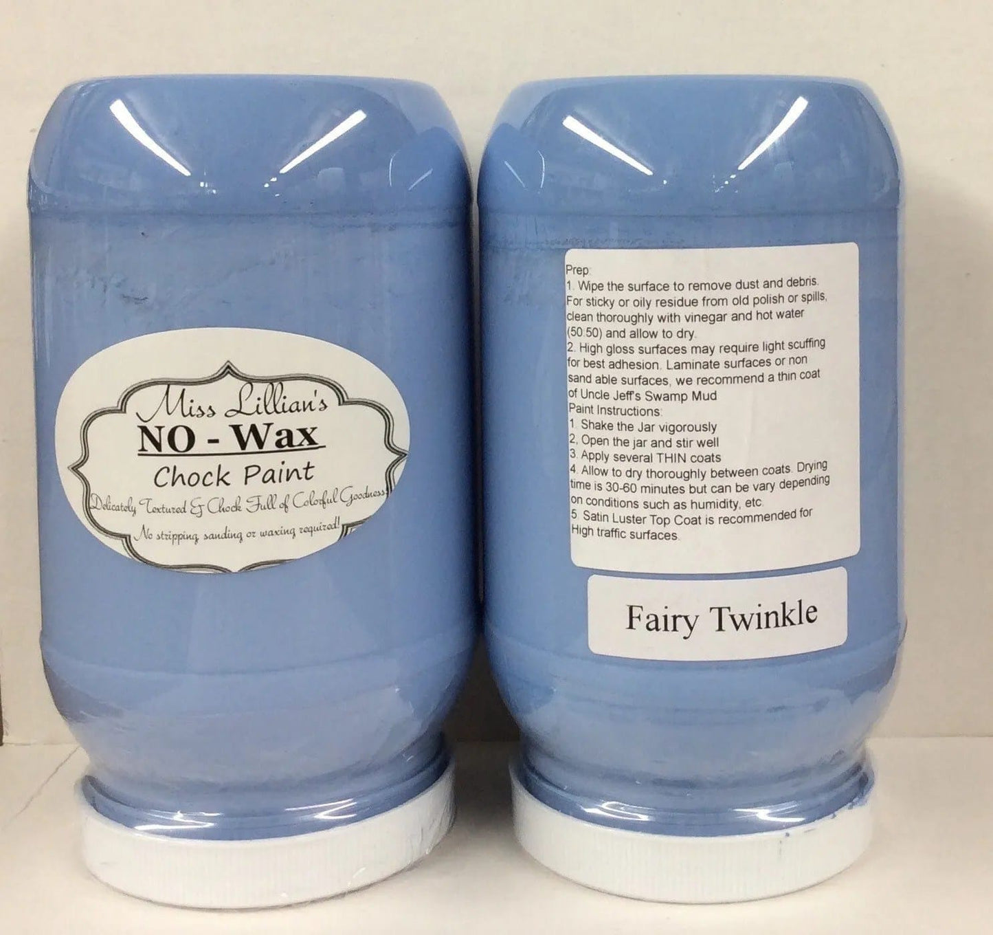 Miss Lillians Chock Paint Miss Lillians Chock Paint 8 OZ SAMPLE / Blue Miss Lillian's NO WAX Chock Paint - Fairy Twinkle