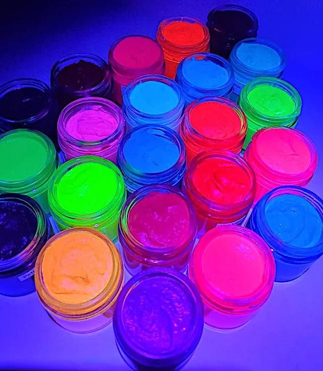 Miss Lillians Chock Paint Neon Waxes HARLOT-NEON Gilding Wax Jewels (Deep Red)
