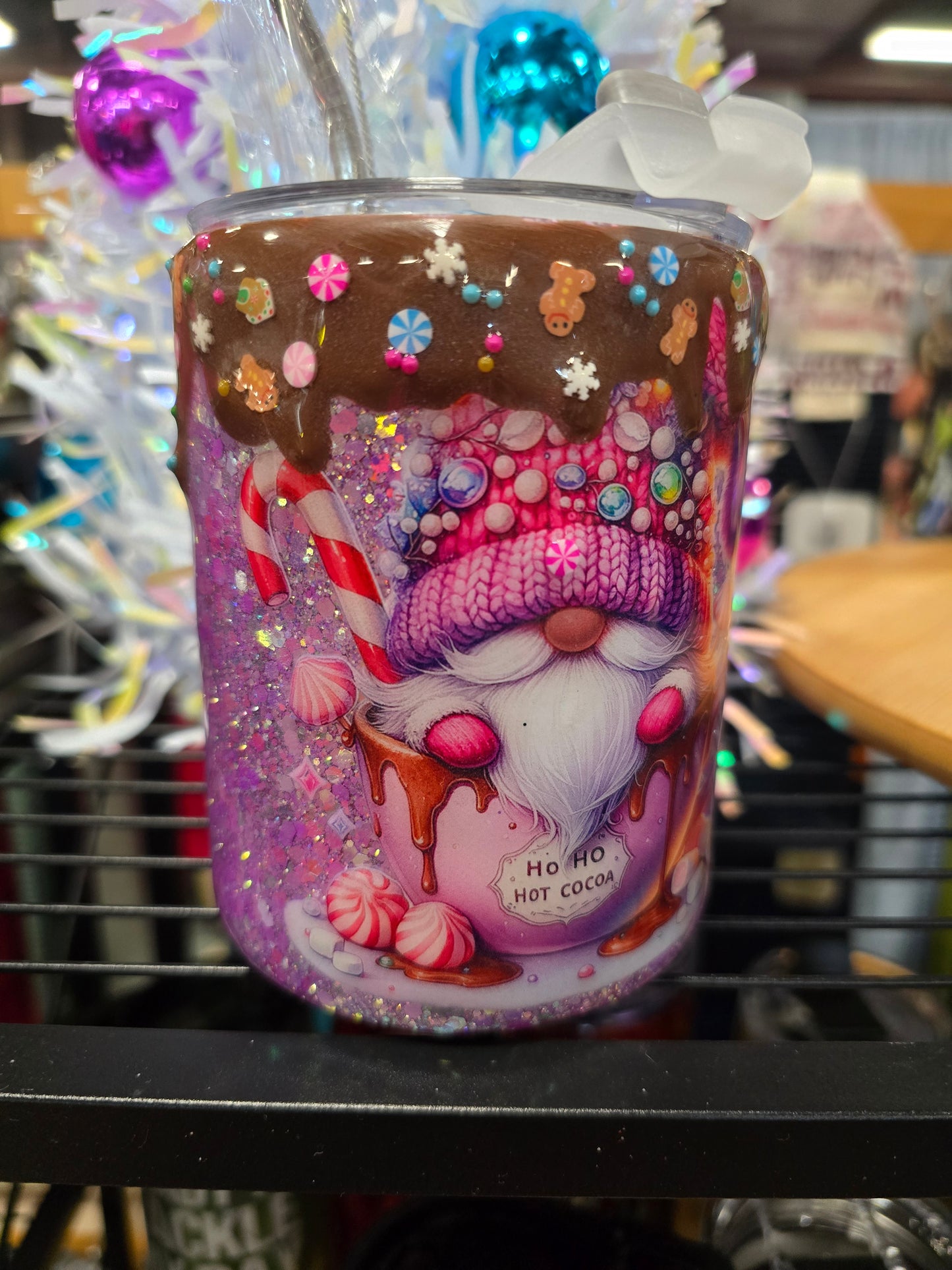 #14 10oz purple gnome drip cocoa mug
