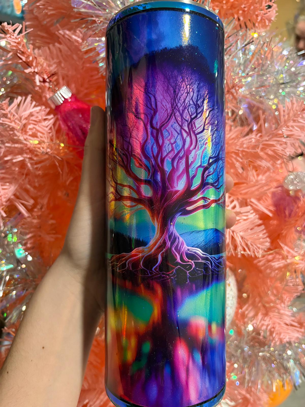 #79 30oz Northern Lights Tumbler Glow