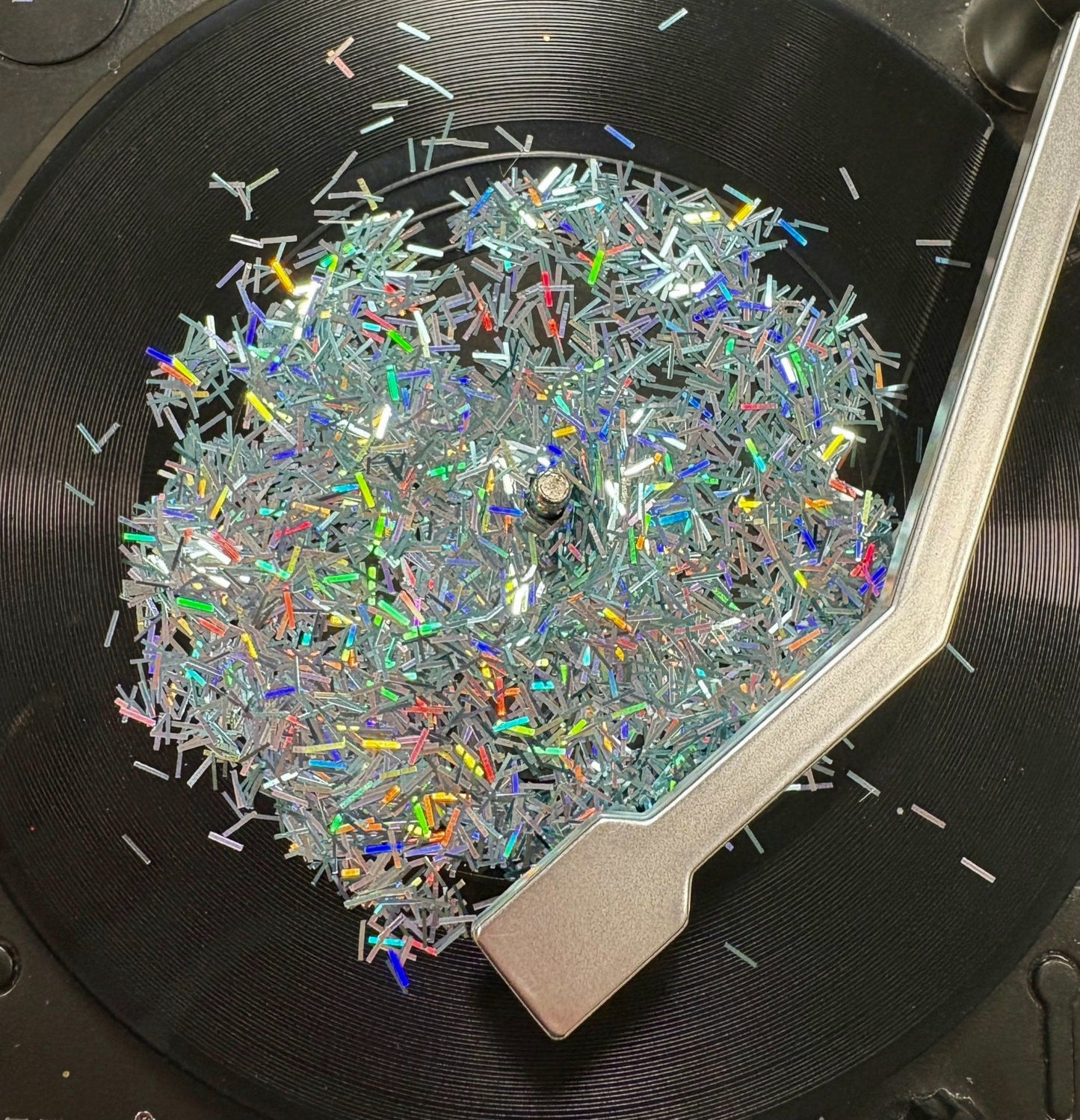 Ice Blue Holographic Tinsel Glitter