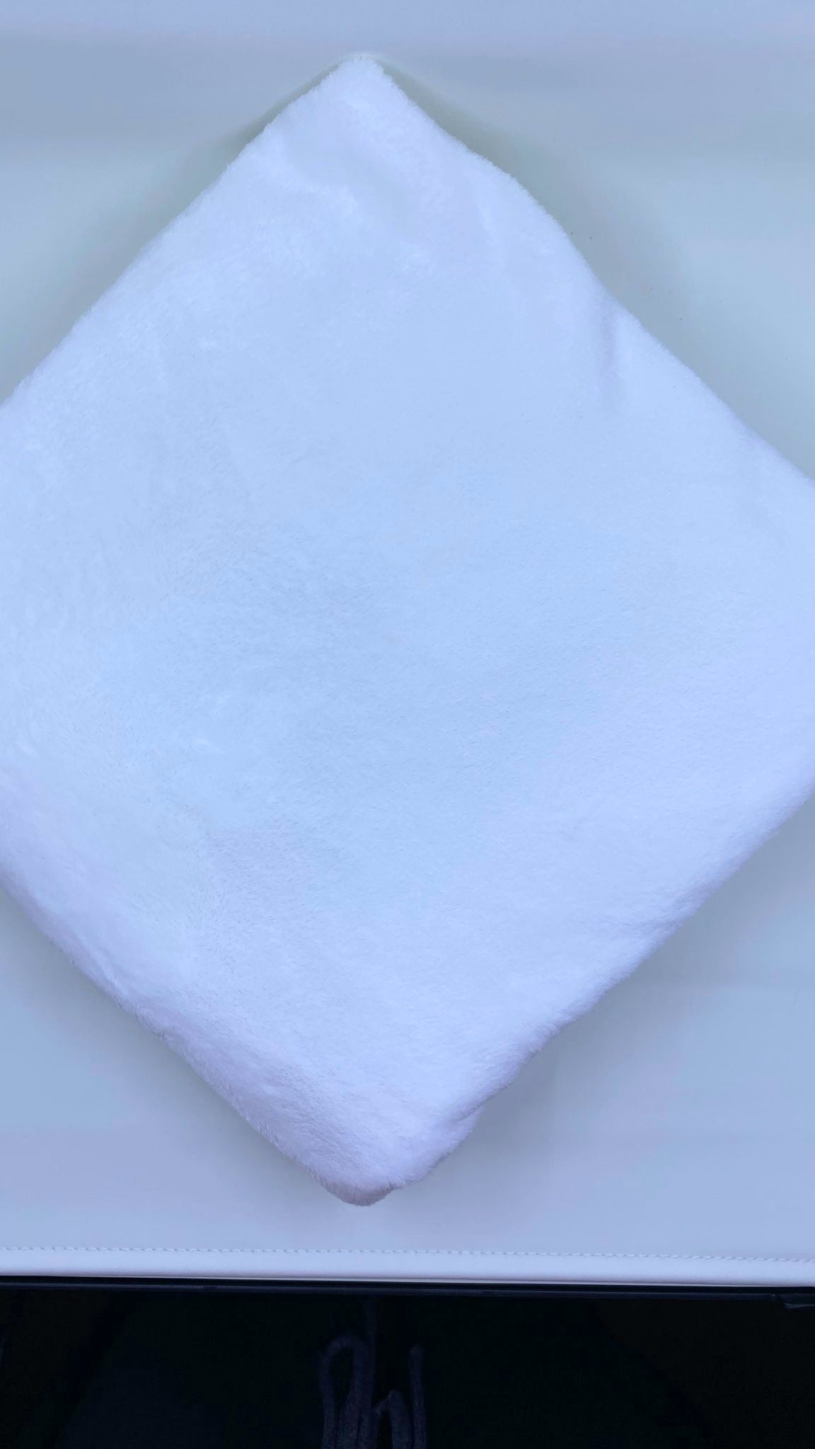 60x40 White sublimation Micro fleece baby blanket