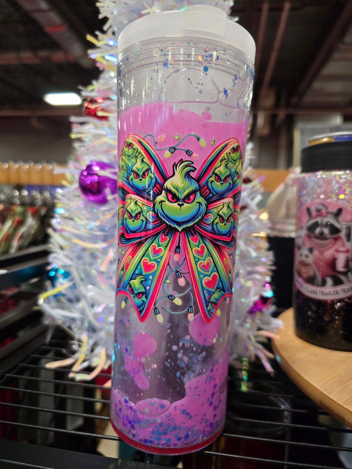 #11 20oz Pink Grinch Lava