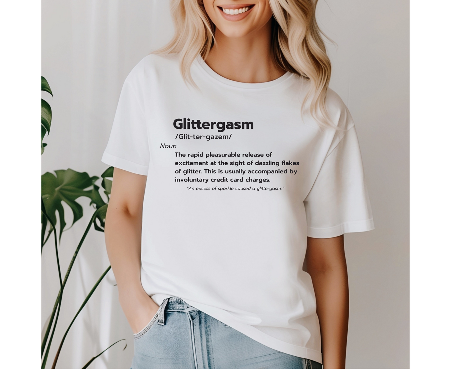 Glittergasm T-shirt