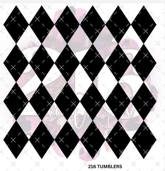 216 UVDTF = #268 Argyle Outline