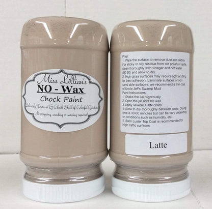 Miss Lillians Chock Paint Chock Paint 8 OZ SAMPLE Miss Lillian's NO WAX Chock Paint - Latte