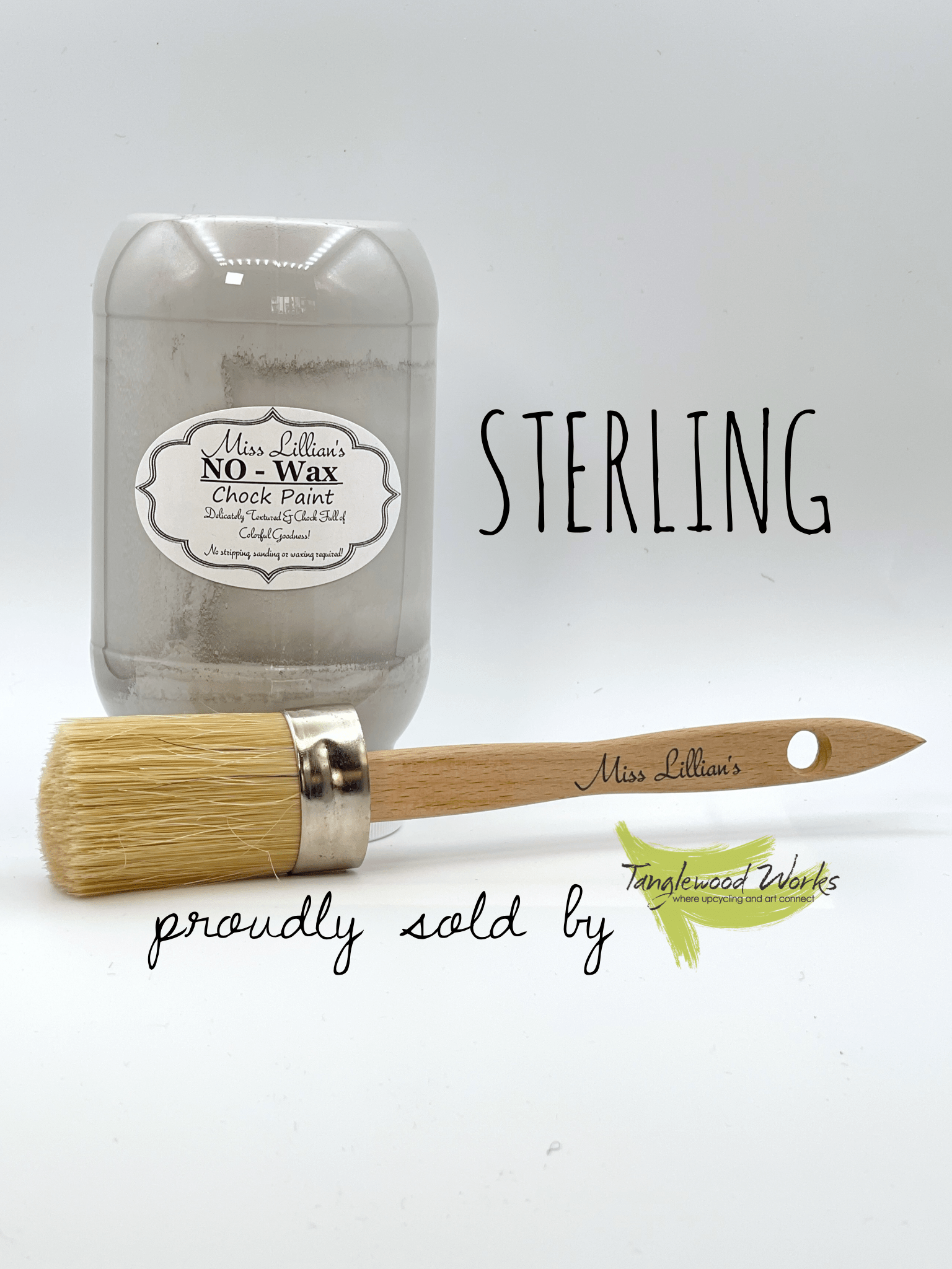 Miss Lillians Chock Paint Chock Paint Miss Lillian's NO WAX Chock Paint - Sterling