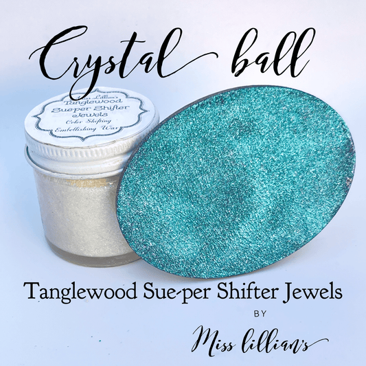 Miss Lillians Chock Paint Craft Paint, Ink & Glaze CRYSTAL BALL Tanglewood Sue-per Shifter Jewels
