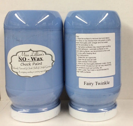 Miss Lillians Chock Paint Miss Lillians Chock Paint 8 OZ SAMPLE / Blue Miss Lillian's NO WAX Chock Paint - Fairy Twinkle