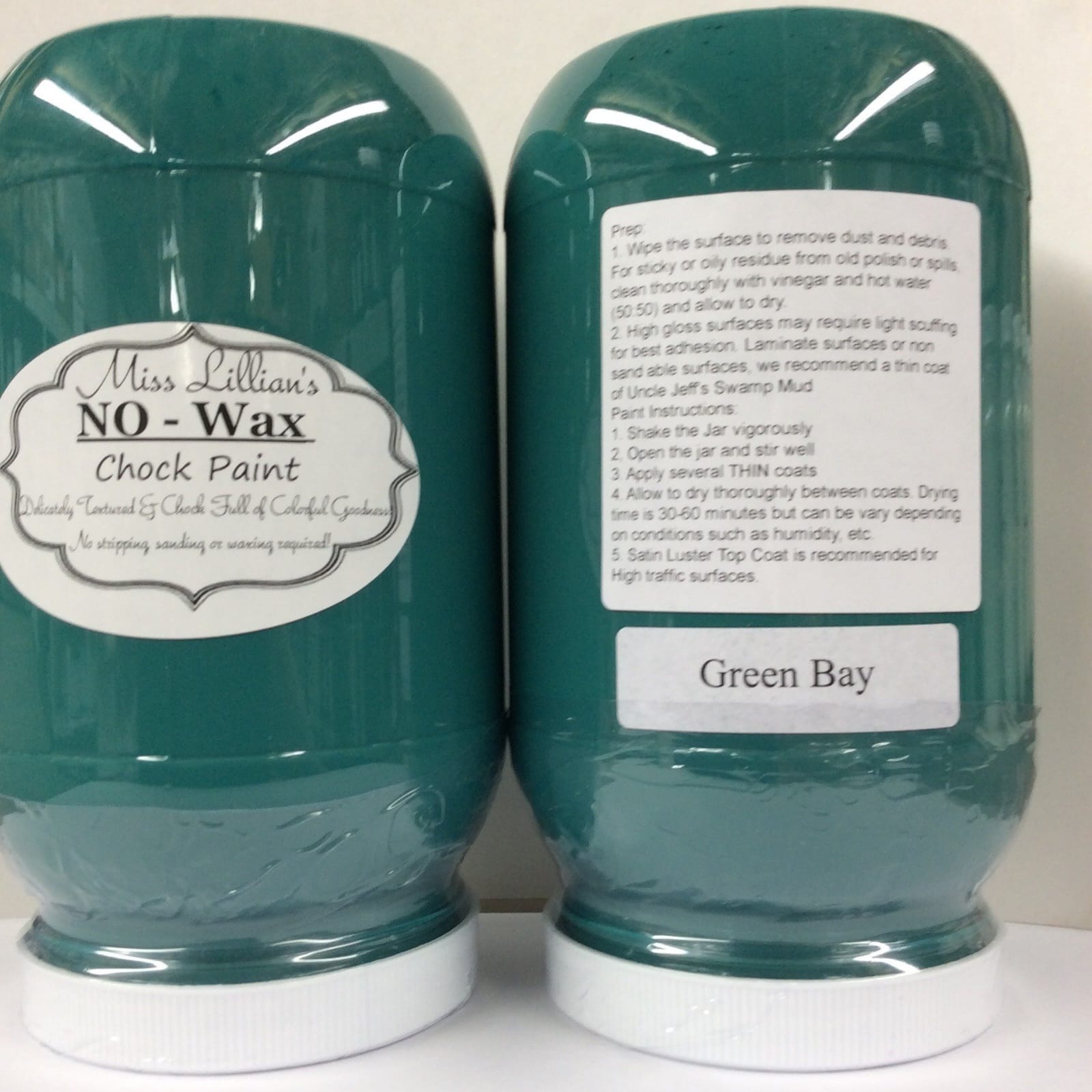 Miss Lillians Chock Paint Miss Lillians Chock Paint 8 OZ SAMPLE Miss Lillian's NO WAX Chock Paint - Green Bay