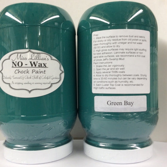 Miss Lillians Chock Paint Miss Lillians Chock Paint 8 OZ SAMPLE Miss Lillian's NO WAX Chock Paint - Green Bay
