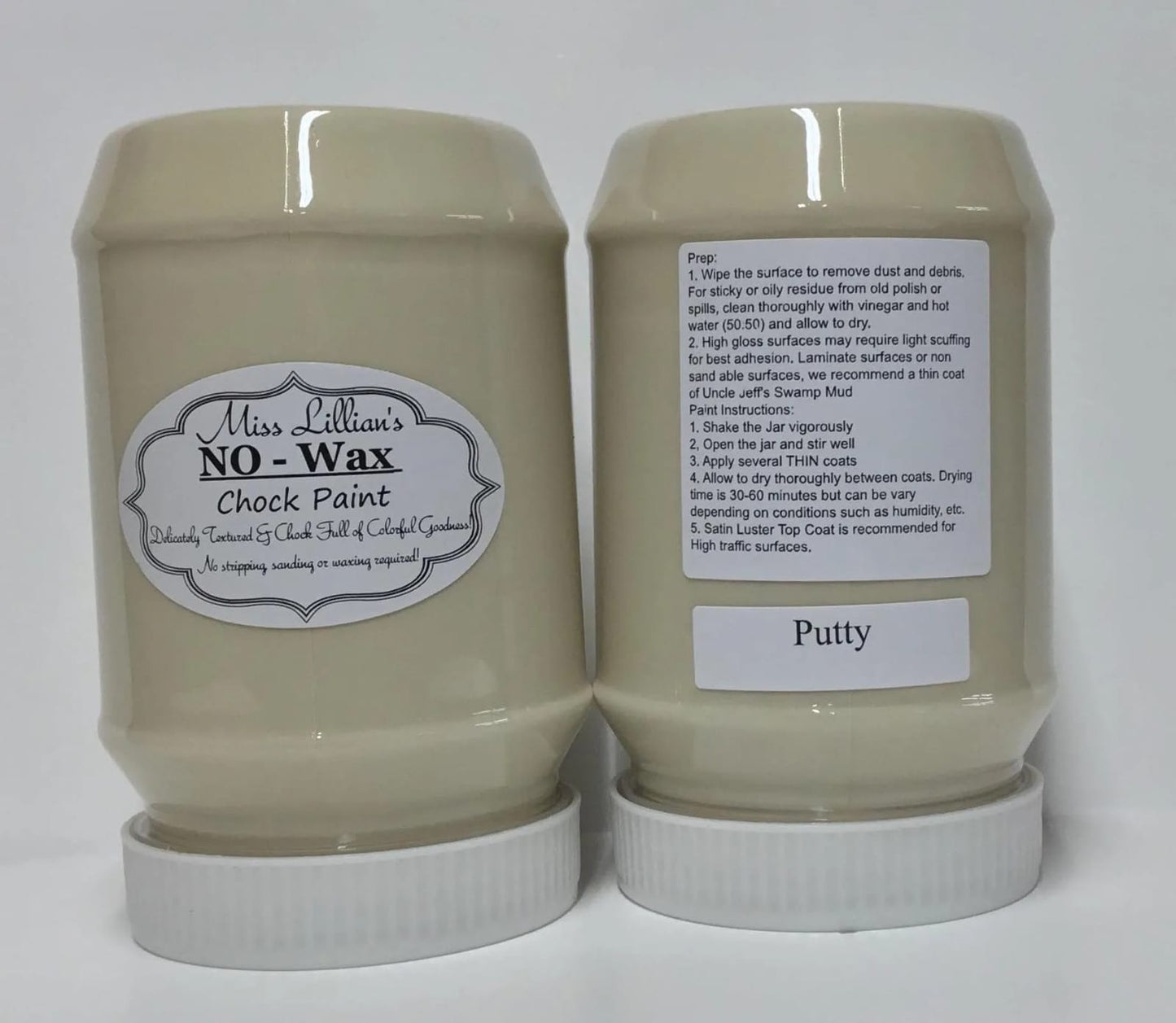 Miss Lillians Chock Paint Miss Lillians Chock Paint 8 OZ SAMPLE Miss Lillian's NO WAX Chock Paint - Putty