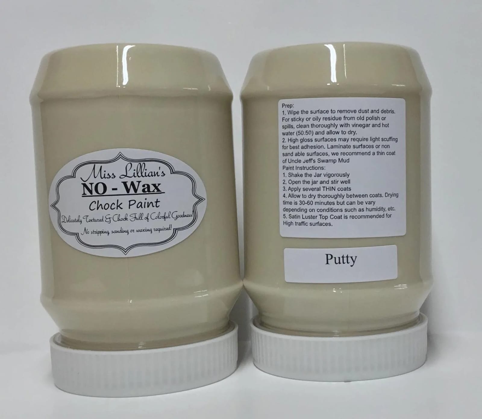 Miss Lillians Chock Paint Miss Lillians Chock Paint 8 OZ SAMPLE Miss Lillian's NO WAX Chock Paint - Putty