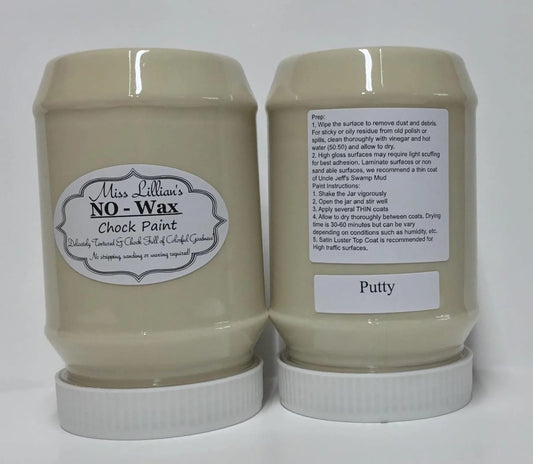 Miss Lillians Chock Paint Miss Lillians Chock Paint 8 OZ SAMPLE Miss Lillian's NO WAX Chock Paint - Putty
