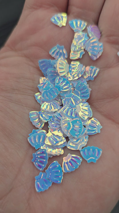 Mermaid Shells - Blue Opal