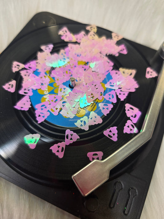 Opal Holographic Poop Emoji Shape Glitter