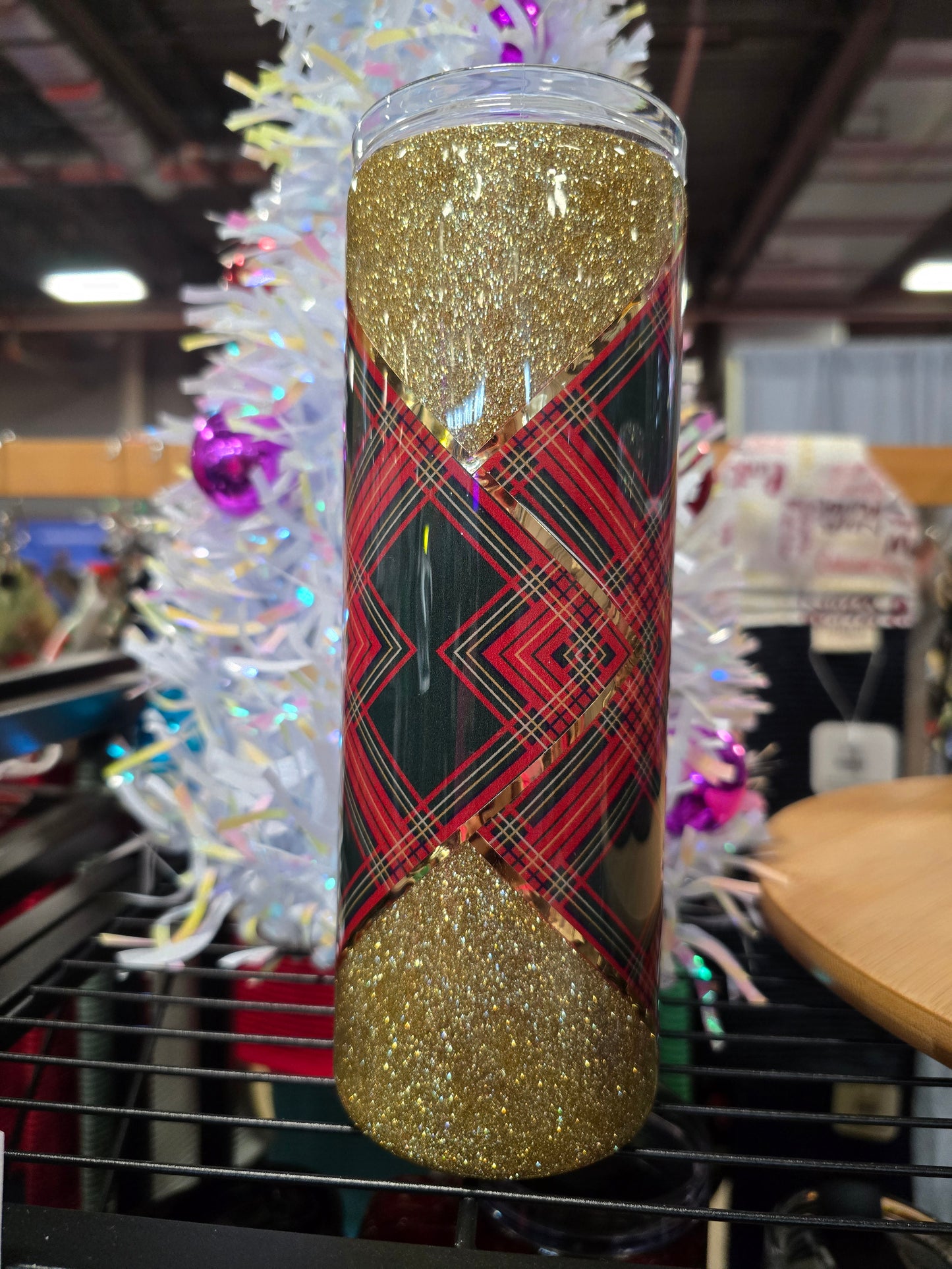 #44  20oz Xmas Plaid