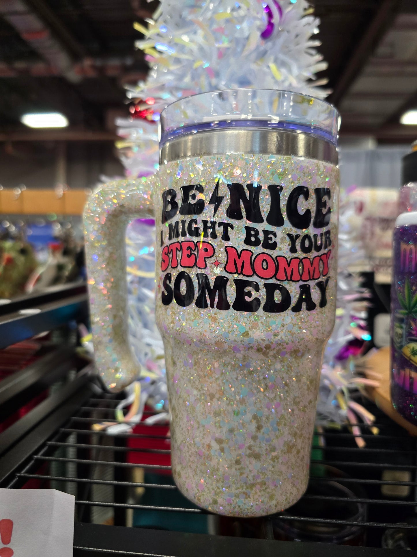 #63 20oz Handle  Opal Step Mommy