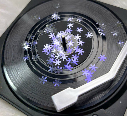 Purple Shift Translucent Snowflakes