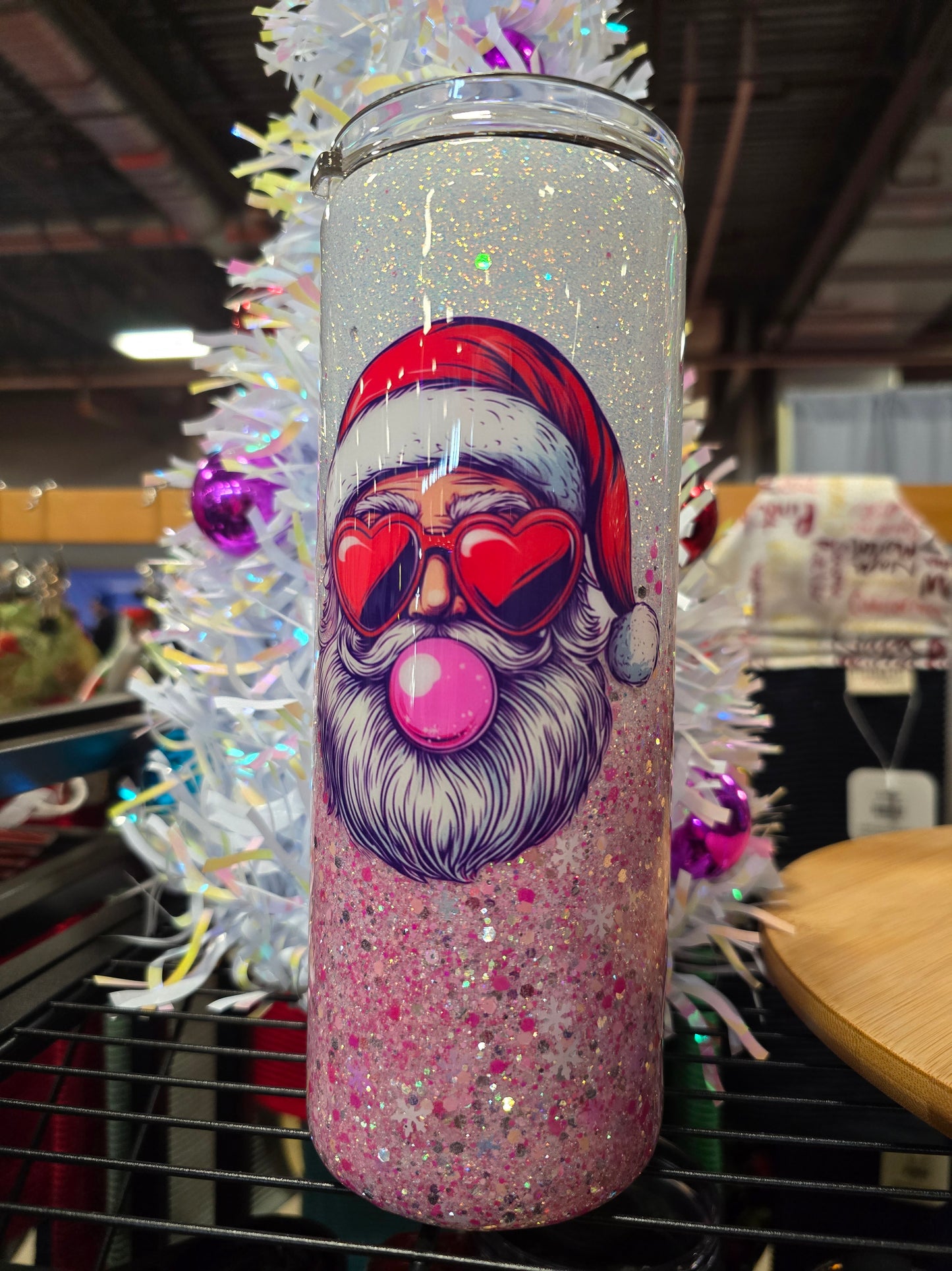 #41 22oz Pink Santa Ombré