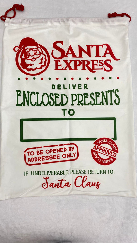 Red Green Santa Express Santa Sack 7pack