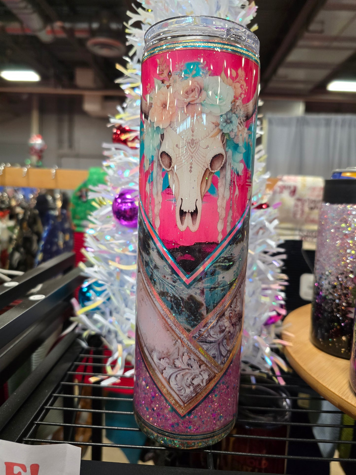 #32 35oz Pink Western Duo