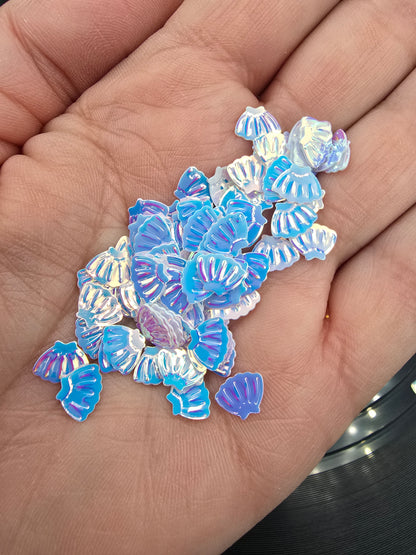 Mermaid Shells - Blue Opal