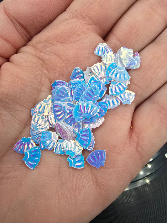 Mermaid Shells - Blue Opal