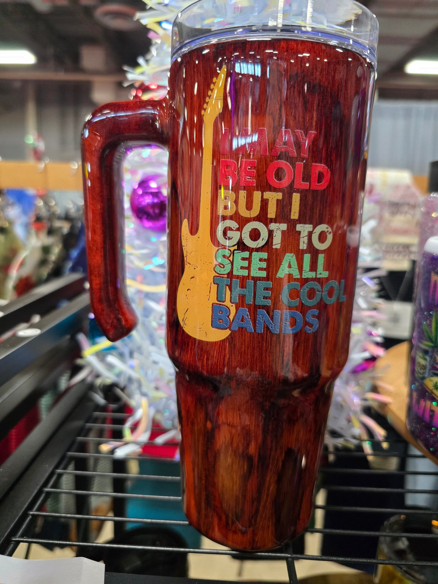 #30 30oz handle Cool bands Woodgrain