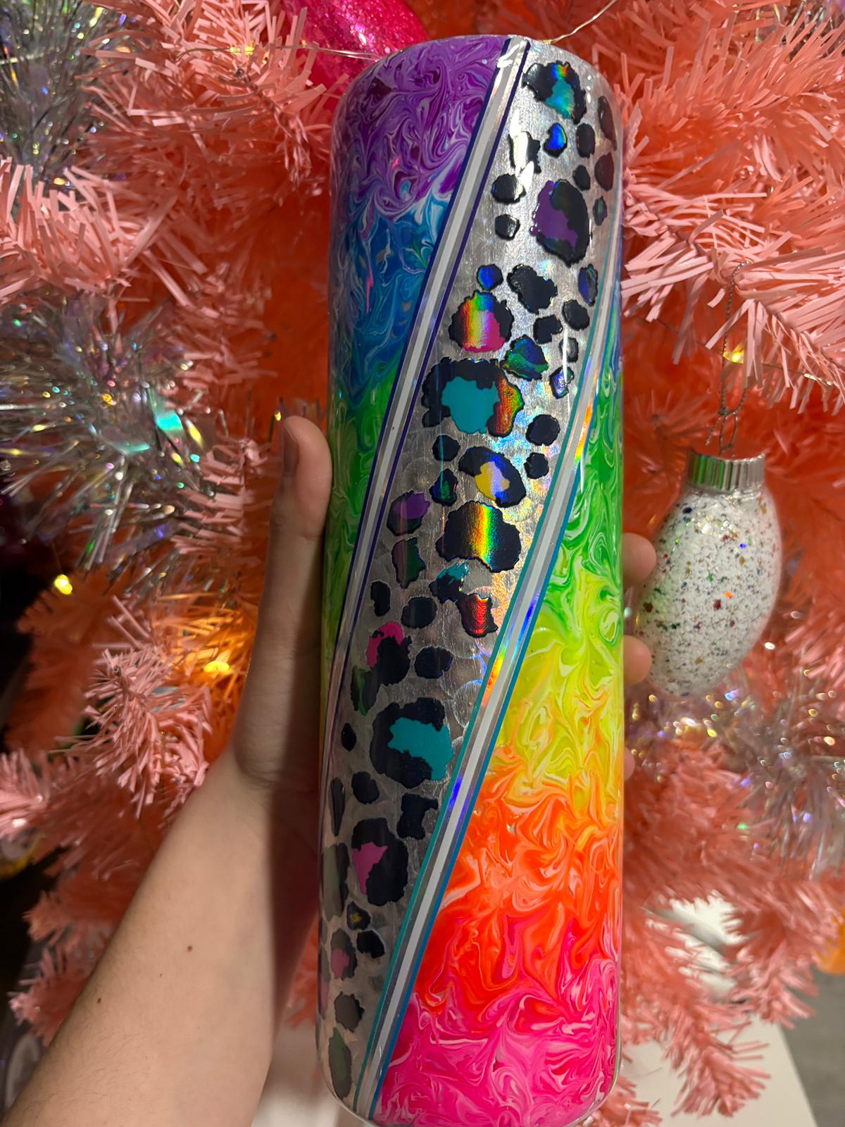 #27 35oz Neon Chaotic Bougie Twist