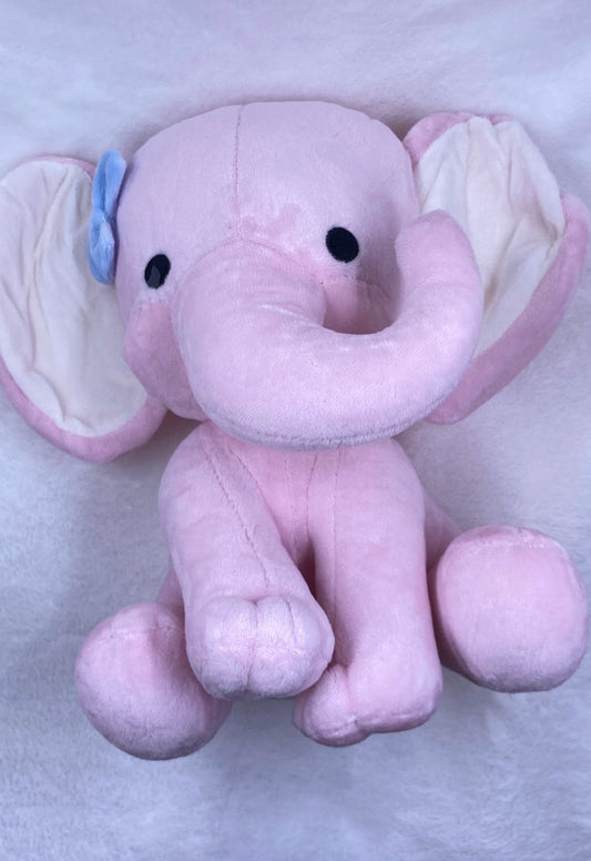 Plush Birth Announcement Elephants