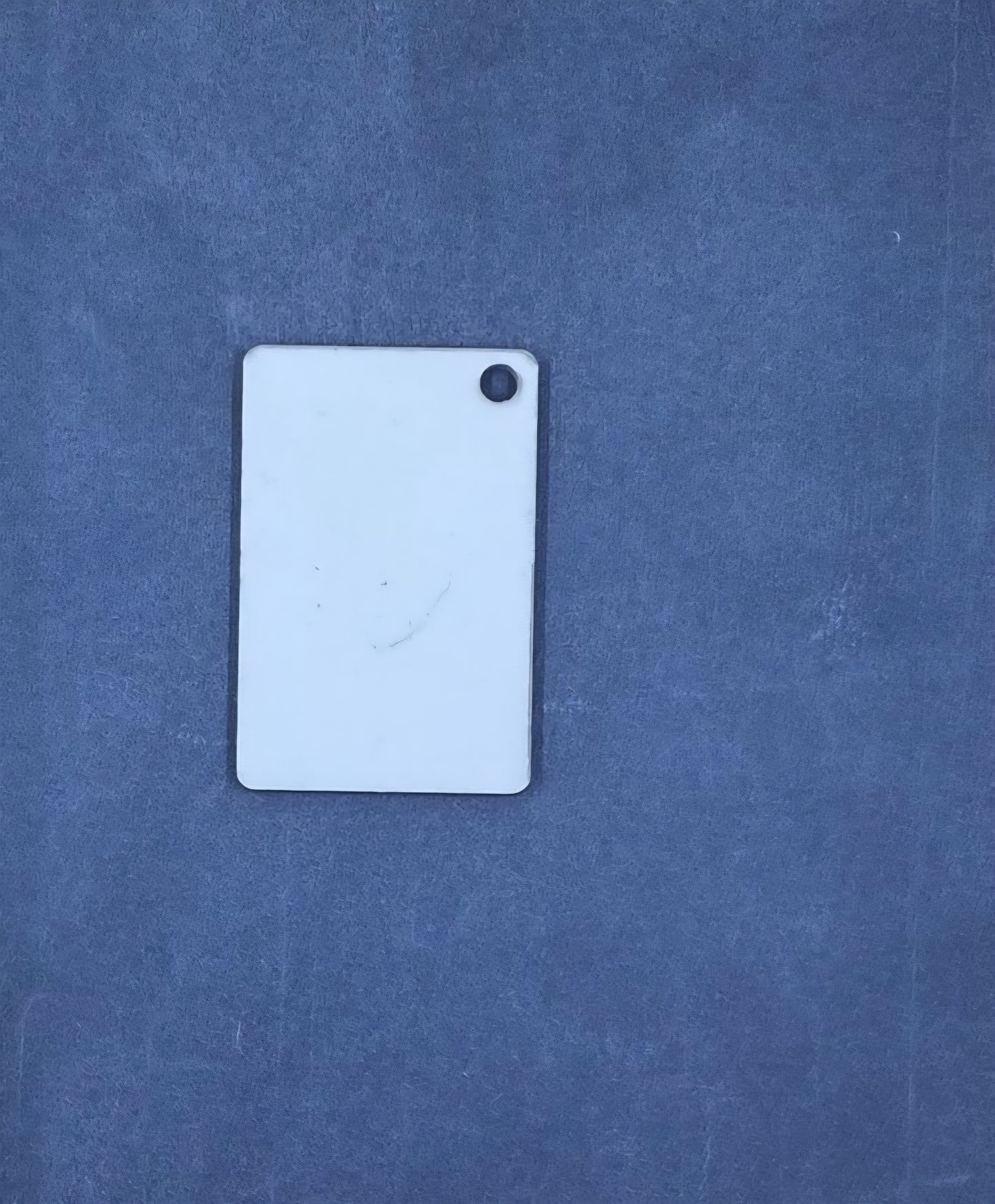 MDF rectangle key chain tags 1x2”