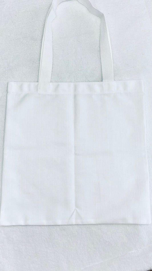 Small White Sublimation Tote Bag 5PK
