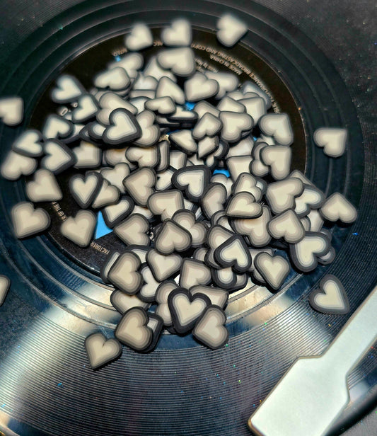 Black & White Hearts