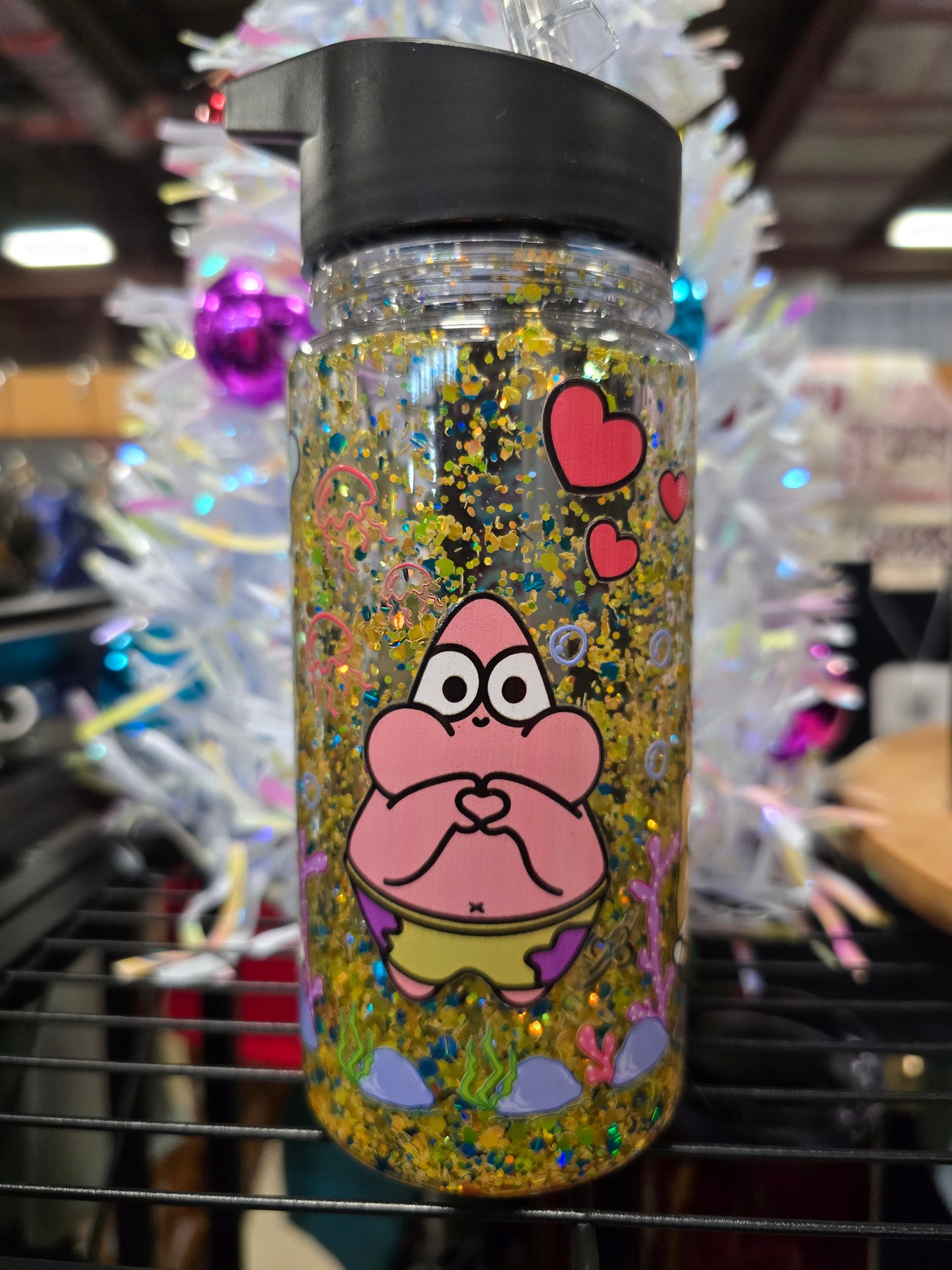 #12 12 oz sponge bob snowglobe