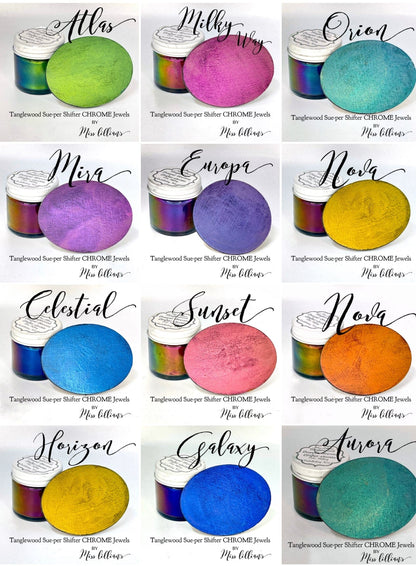 Tanglewood SuePer Shifters Craft Paint, Ink & Glaze SamplerONE-Tanglewood Sue-per CHROME Shifter Metallic Wax